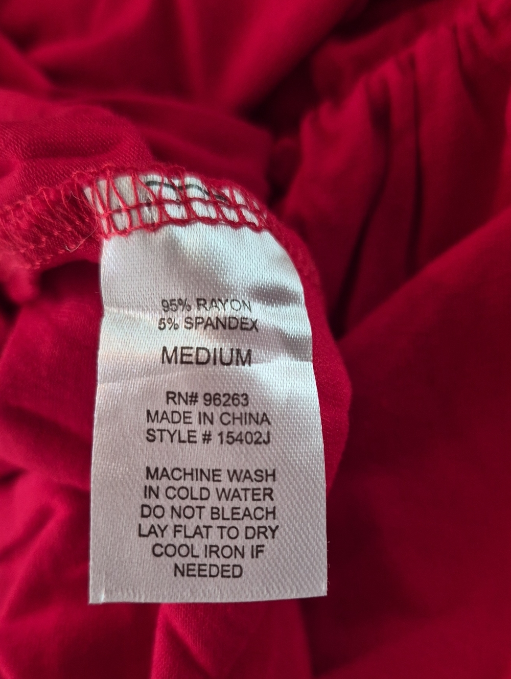 Brit & Bri Tiered Skirt Dress Red Size M - Picture 5 of 5